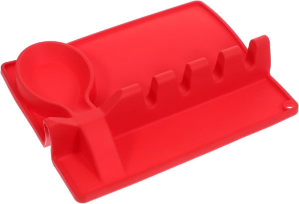 Spoon Holder for Kitchen Counter Cooking Utensil Rest for Spatulas Tongs Creative Design Convenient Utensil Storage for Easy Access
