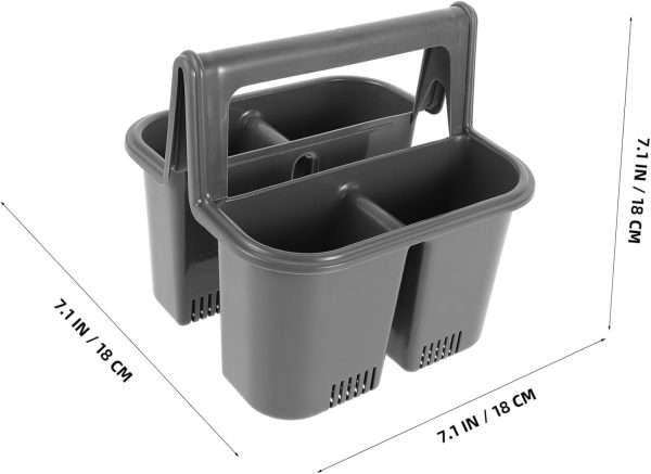 Multifunctional Kitchen Utensil Organizer Dish Racks Chopsticks Forks Spatulas Holder Countertop Storage Rack Drainage - Image 2