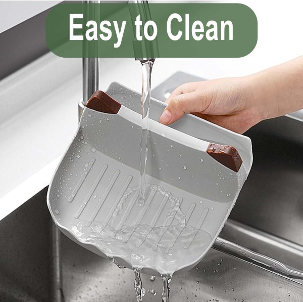 Kitchen pot lid holder,desktop home, shelf, multi-purpose creative kitchen pot spatula stand, soup spoon pad, chopstick storage rack - Image 2